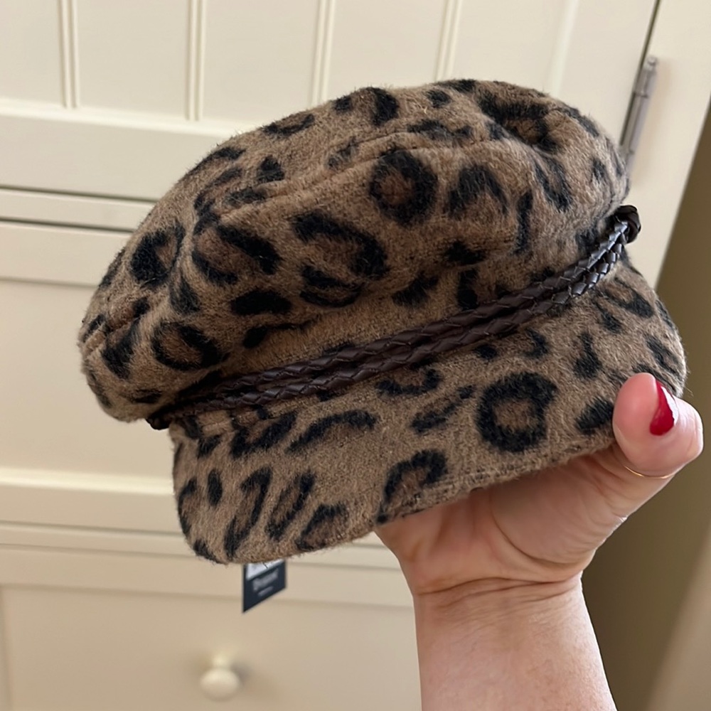 Brixton Leopard Fiddler Hat with Tags!!